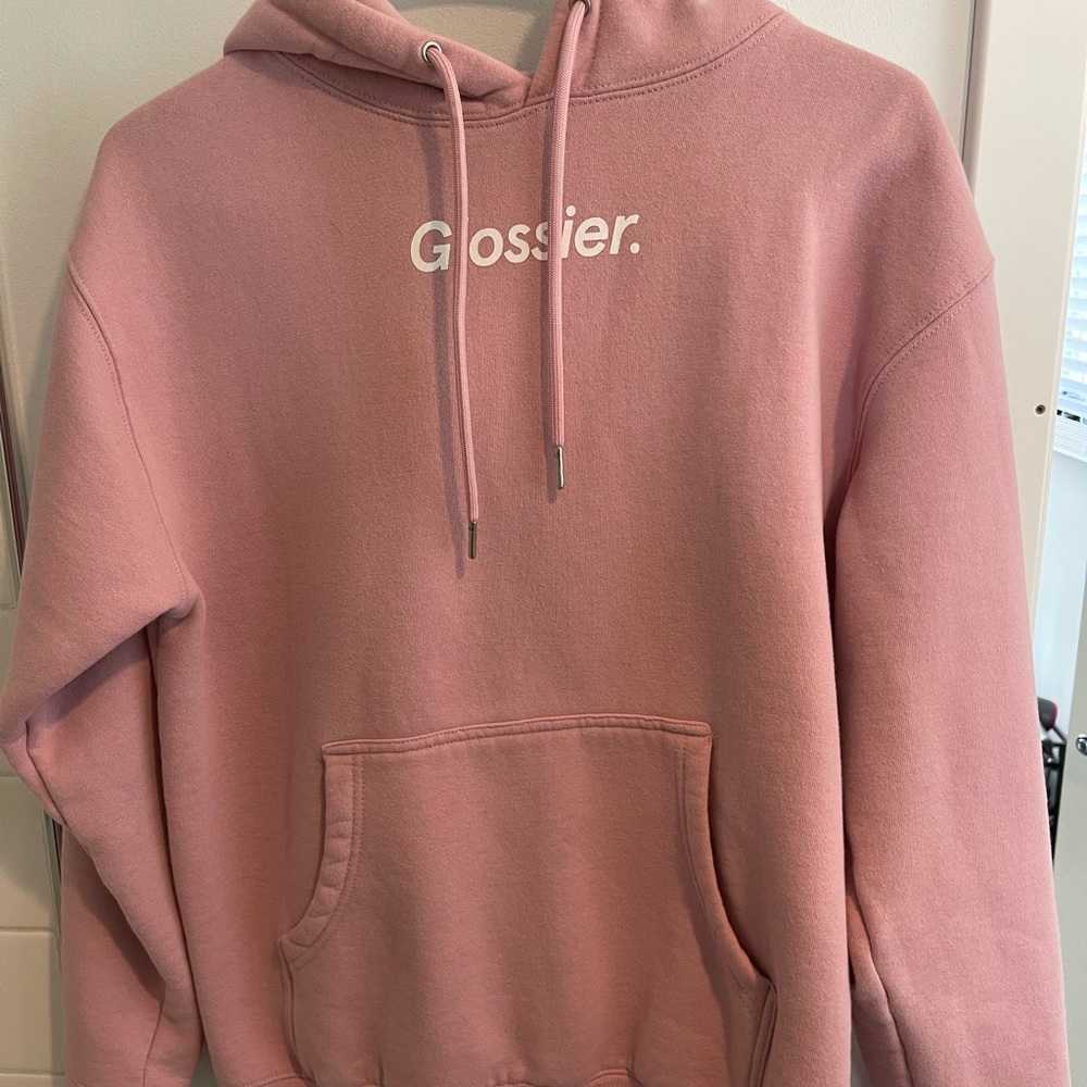 Glossier Pink Hoodie